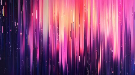 Fototapeta premium Abstract colorful vertical lines, vibrant hues, glowing streaks, digital art, modern design.
