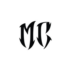 MC monogram logo design letter text name symbol monochrome logotype alphabet character simple logo