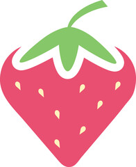 strawberry fruit icon