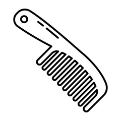 comb sign symbol vector icon