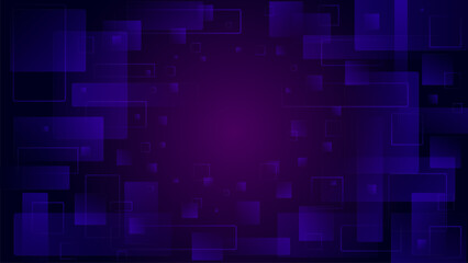 Blue abstract modern background with galaxy concept. Abstract blue background with square shapes. Modern technology Background Presentation Design for Corporate Business and Institution.