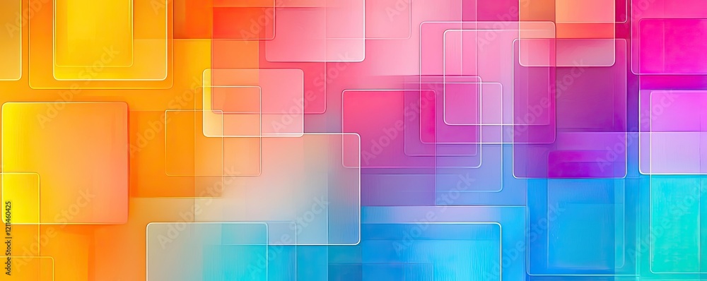 Poster square watercolor concept. colorful abstract background with vibrant shapes and smooth gradient laye