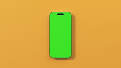 Mobile phone mockup 3d rendering 4K