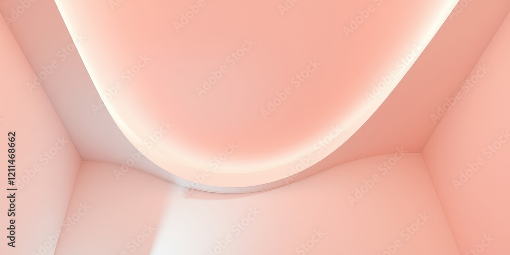 Poster a warm and inviting backdrop featuring soft pink hues and smooth curves, creating an ethereal settin