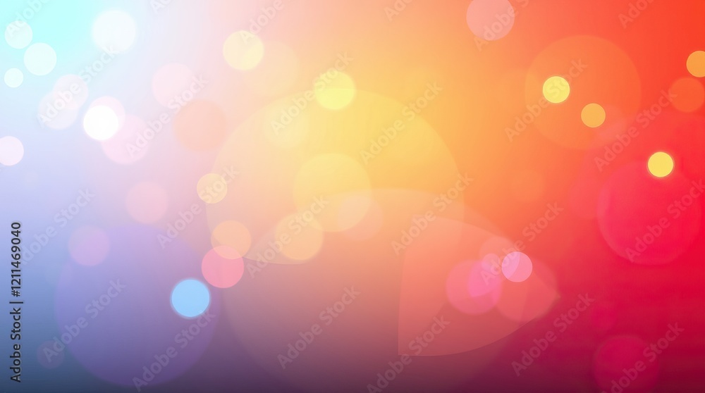 Poster a vibrant spring backdrop radiates warmth and joy with a blend of soft bokeh lights. perfect for spr