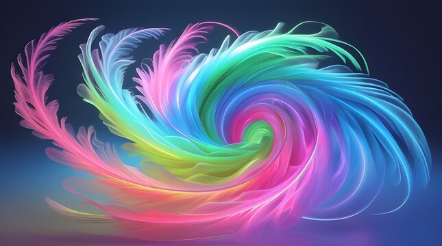 Colorful Abstract Swirl Light Art. Abstract background Gool 