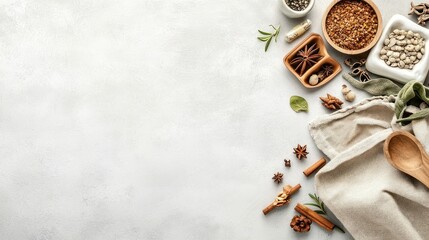 Spices, herbs, background, culinary, food blog.