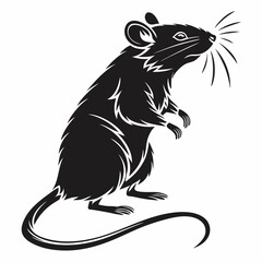 Rat Black silhouette