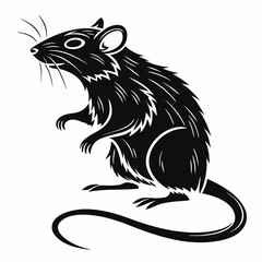 Rat Black silhouette