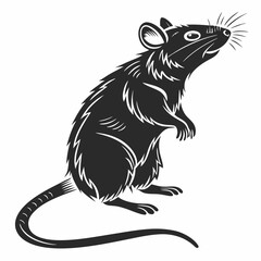 Rat Black silhouette