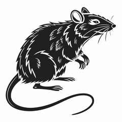 Rat Black silhouette