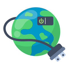 Earth Hour Illustration