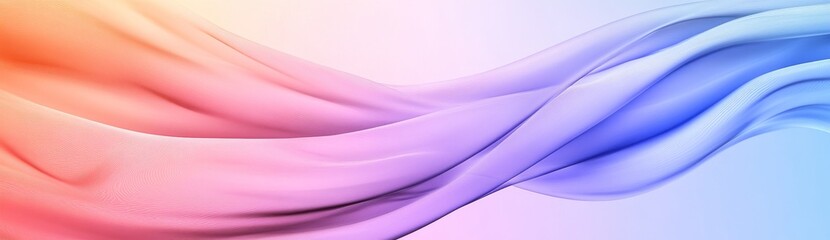 Abstract Flowing Fabrics in Purple and Pink