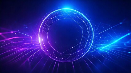 Naklejka premium サイバー感のある近未来のイメージ 背景素材 テクスチャ AI生成素材