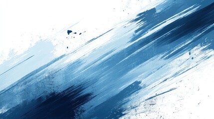 Blue brush strokes abstract background texture