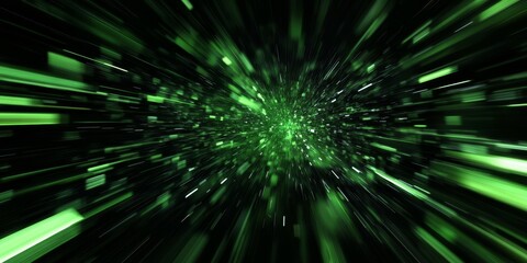 Marketing concept with abstract high speed technology POV motion blur, Generative AI