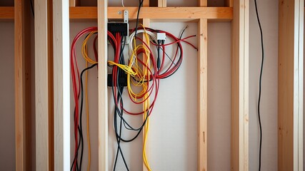 New Home Construction: Electrical & CATV Wiring in Walls