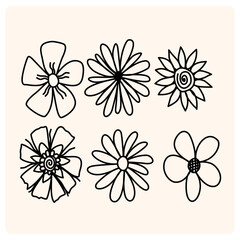 Simple Flower Doodles