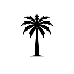 Palm Tree Silhouette: A simple yet elegant silhouette of a palm tree, evoking feelings of tropical warmth and relaxation. Perfect for adding a touch of paradise to any design.