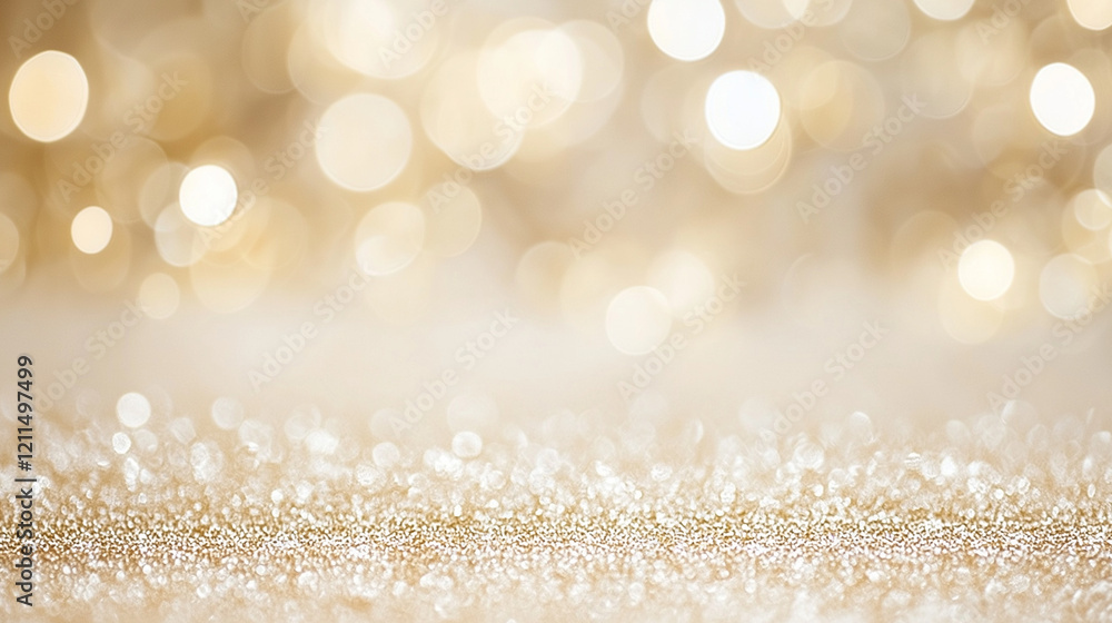 Poster golden sparkle background: shimmering gold glitter creates a luxurious and festive backdrop, perfect