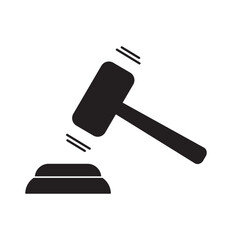 Gavel icon set. judge gavel icon vector. law icon vector. auction hammer