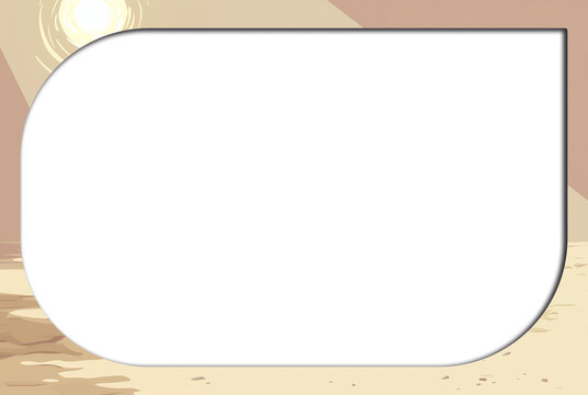 marco decorativo motivo lejano oeste