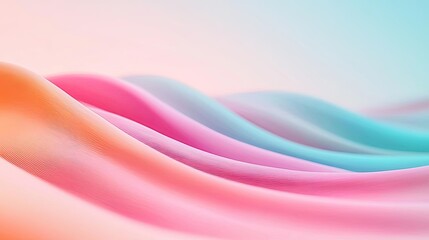 Summer watercolor idea. Beautiful abstract waves of pastel colors creating a serene and calming atmosphere.