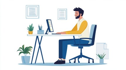 Online Video Conference Job Interview Meeting Generative AI