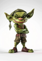 Unique Green Goblin Character Displayed