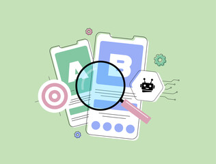 AI-powered AB testing - UX research, user behavior analytics, digital optimization, automated experiments and AI-driven decisions to enhance website design, performance, and AB user experience.