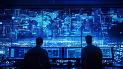 Operator And Engineer Monitor SCADA System Generative AI