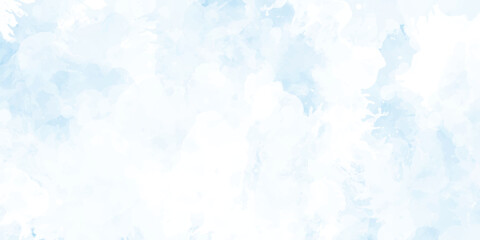 Abstract baby blue watercolor background Watercolor background for invitations, cards, posters  abstract light blue and white colors background for design