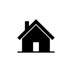 House silhouette logo vector illustration