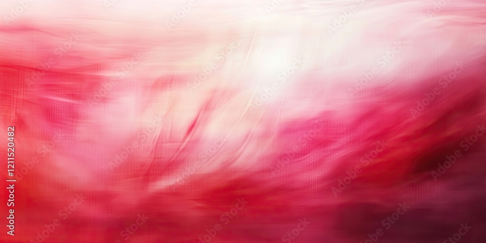 Poster abstract background with smooth gradients of vibrant red and pink hues blending seamlessly, creating