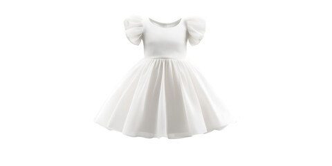 Elegant Women's Frock Isolated on Transparent White Background