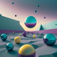 Floating Spheres