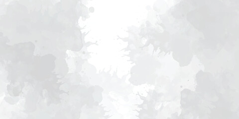 Abstract background with white paper texture and white watercolor painting background  White watercolor background painting with cloudy distressed texture and marbled grunge, soft gray or silver vinta