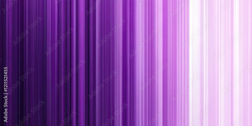 Poster violet gradient background with vertical stripes transitioning from deep purple to soft white hues c