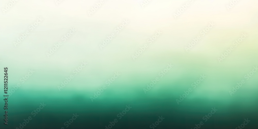 Poster soft green gradient background transitioning from deep green at the bottom to pale green and beige a