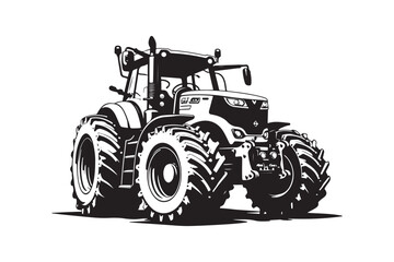 Tractor Silhouette Design Bundle