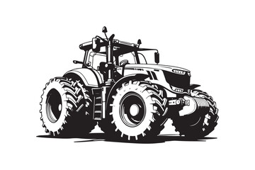 Tractor Silhouette Design Bundle