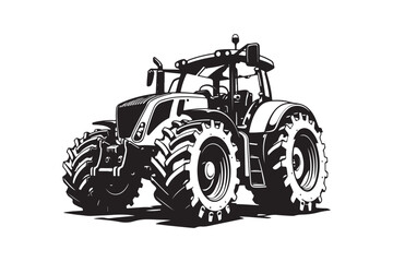 Tractor Silhouette Design Bundle