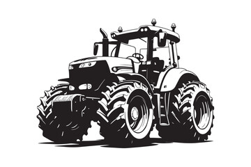 Tractor Silhouette Design Bundle