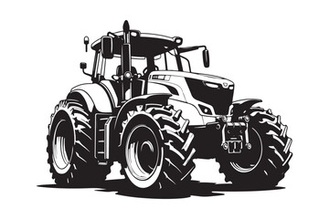 Tractor Silhouette Design Bundle