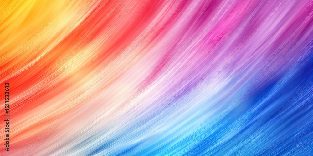 Poster vibrant abstract gradient background featuring warm reds, oranges, and cool blues with dynamic motio