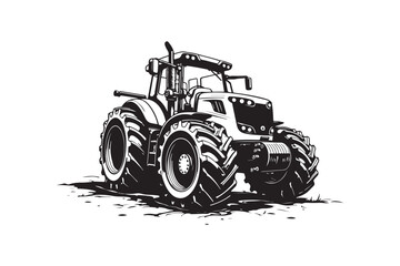 Tractor Silhouette Design Bundle