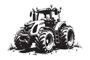 Tractor Silhouette Design Bundle