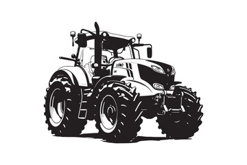 Tractor Silhouette Design Bundle