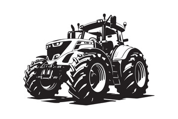 Tractor Silhouette Design Bundle