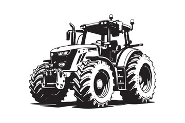 Tractor Silhouette Design Bundle